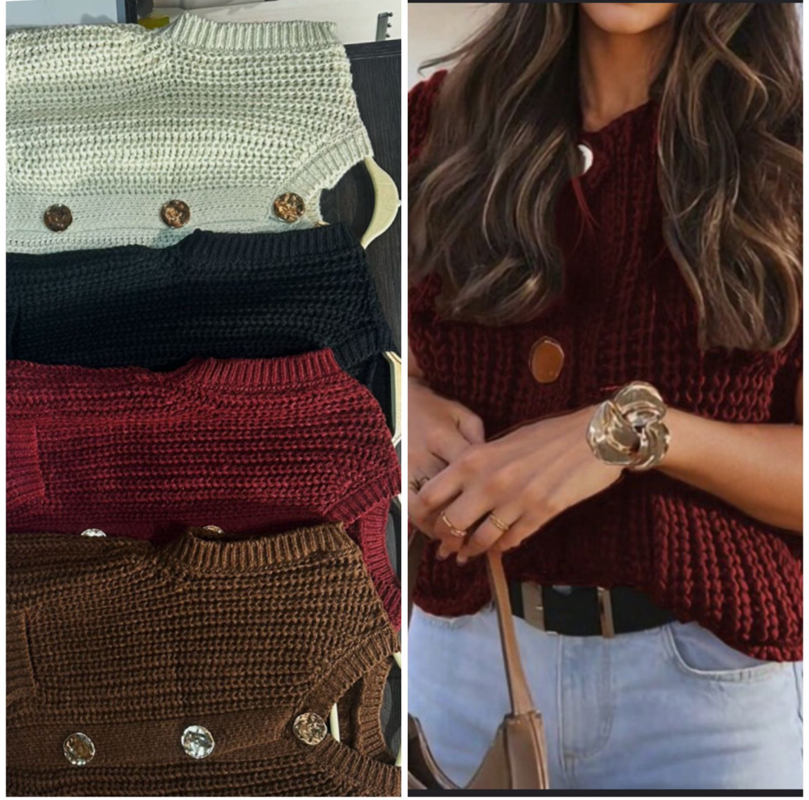 Tejido botón Dupe Zara