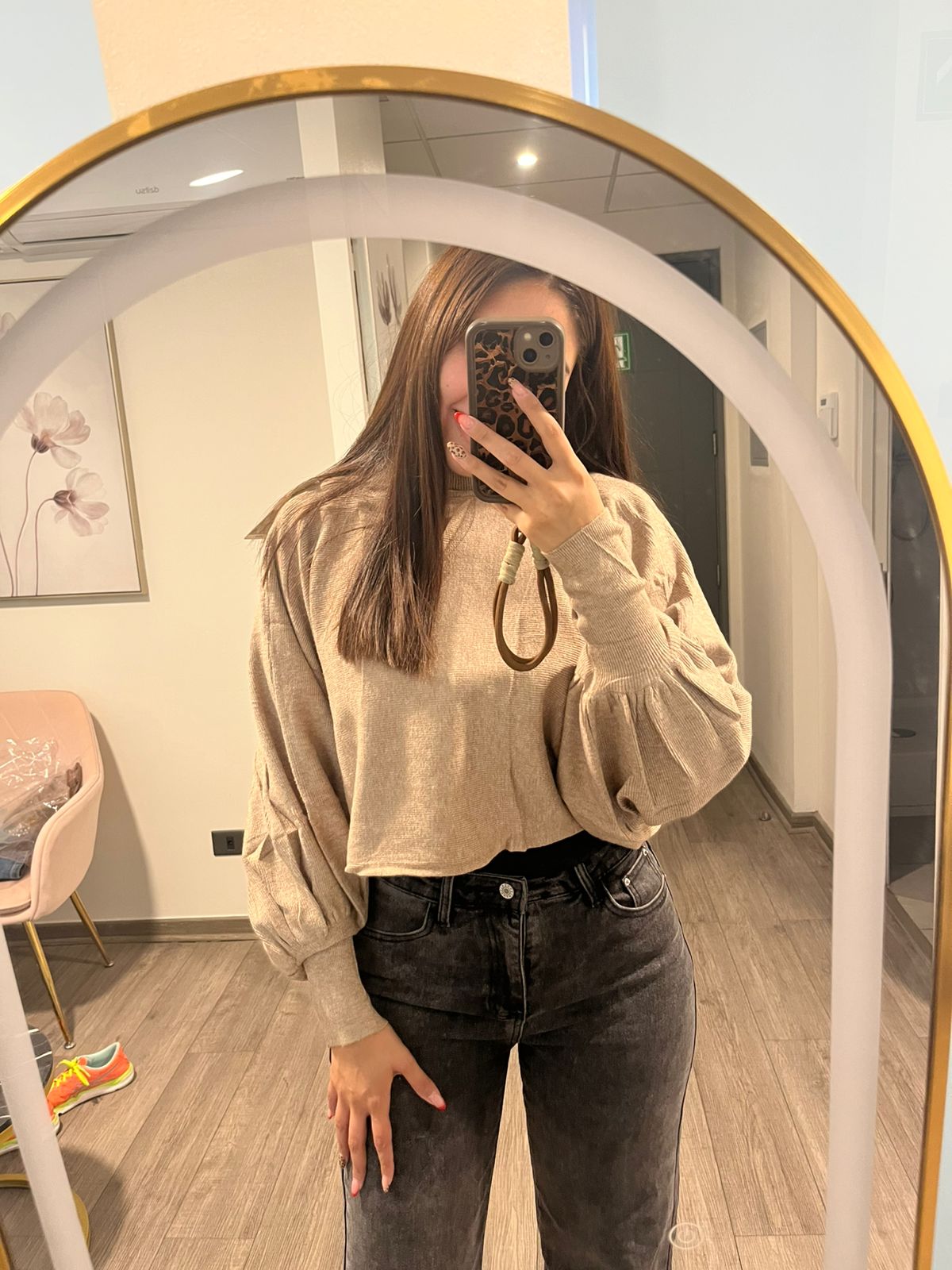 SWEATER MANGA MURCIELAGO/ CUELLO BAJO