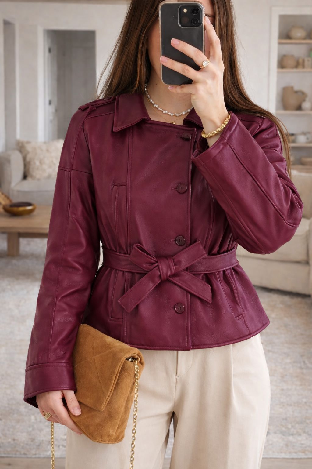 CHAQUETA CUERINA SALOME