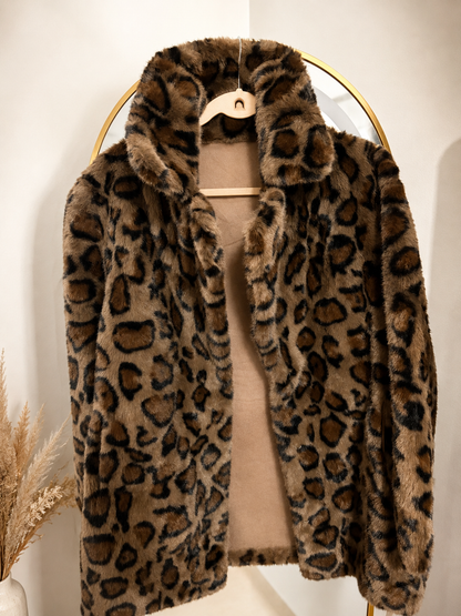 ABRIGO AMAZONA ANIMAL PRINT