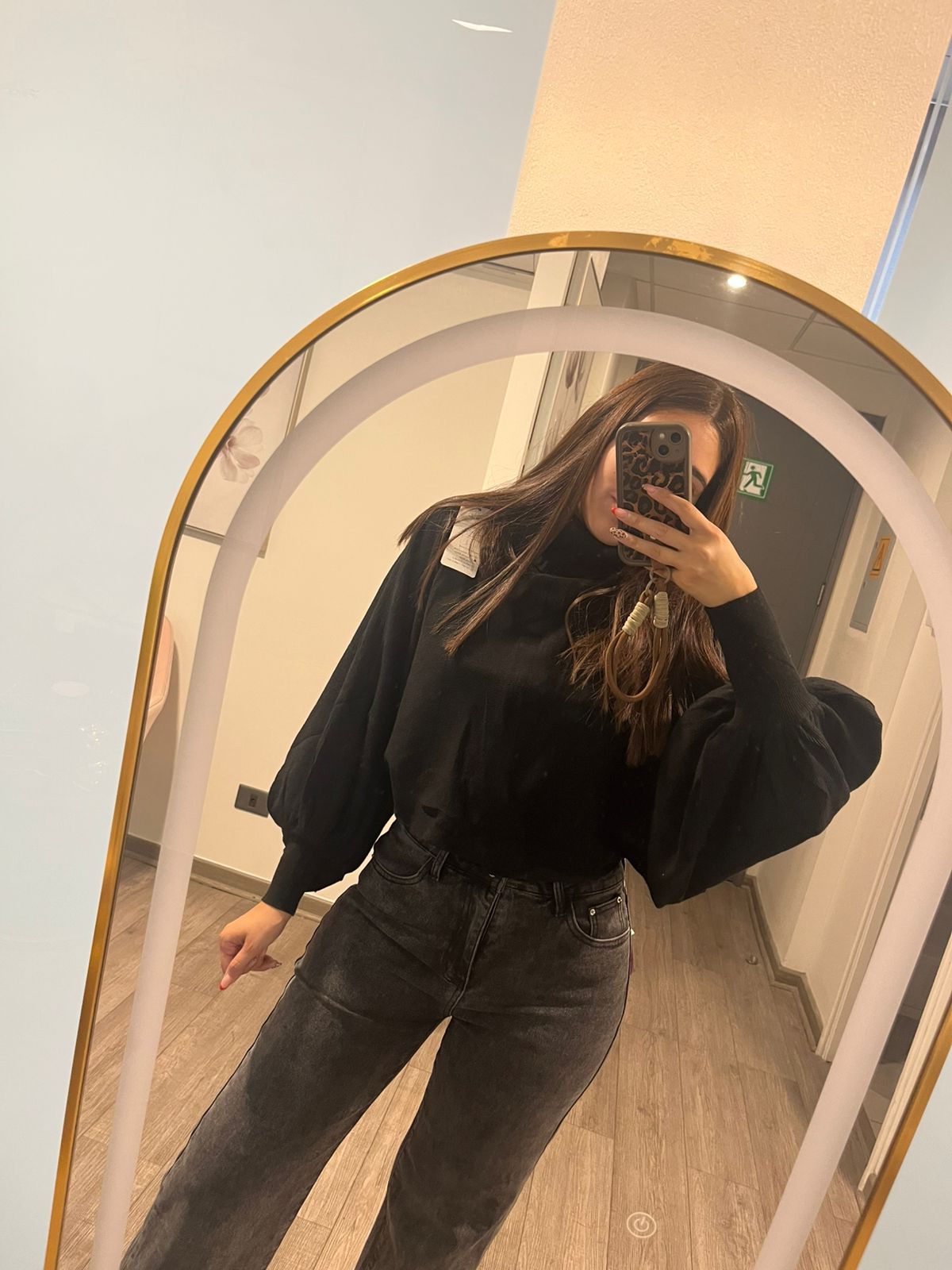 SWEATER MANGA MURCIELAGO/ CUELLO ALTO