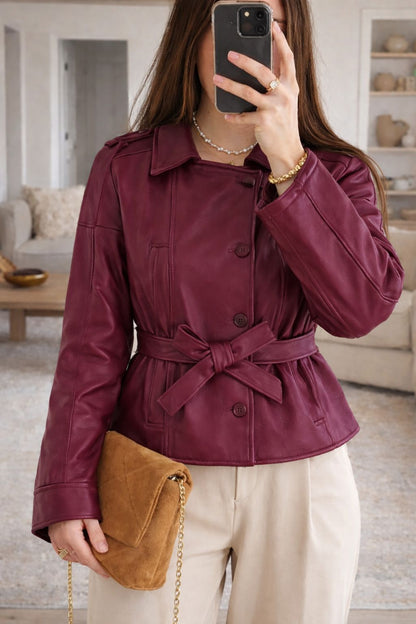 CHAQUETA CUERINA SALOME